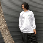 舐達麻 | HIGHTIMES | CREW NECK LONG SLEEVE T-SHIRT #WHITE [NMD-HIGHTIMES-WM-LT01]