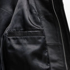 LEATHER DERBY JACKET #BLACK [tc25f001]