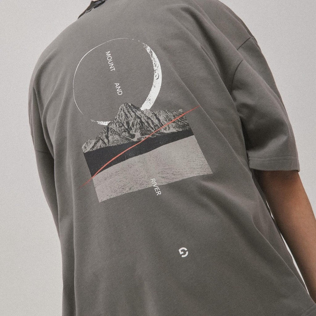 M005-i 「Crescent-G」 Graphic Tee #GRAY [GOOPI-24SS-APR-04]