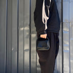 TECH LEATHER MINI POUCH #BLACK [FLE34241B0002]