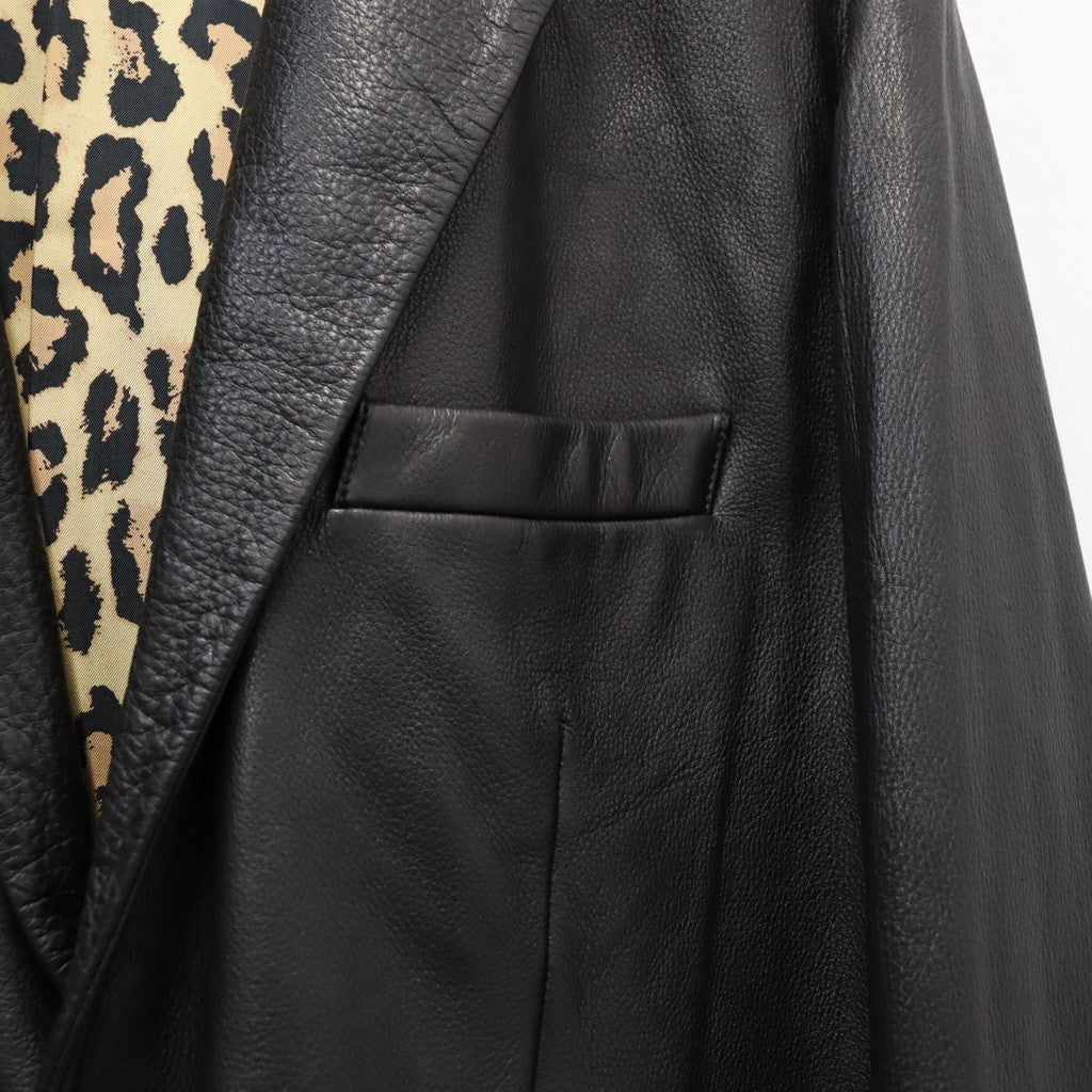 LEATHER JACKET ( TYPE-2 ) #BLACK [26FW-WMO-JK02]