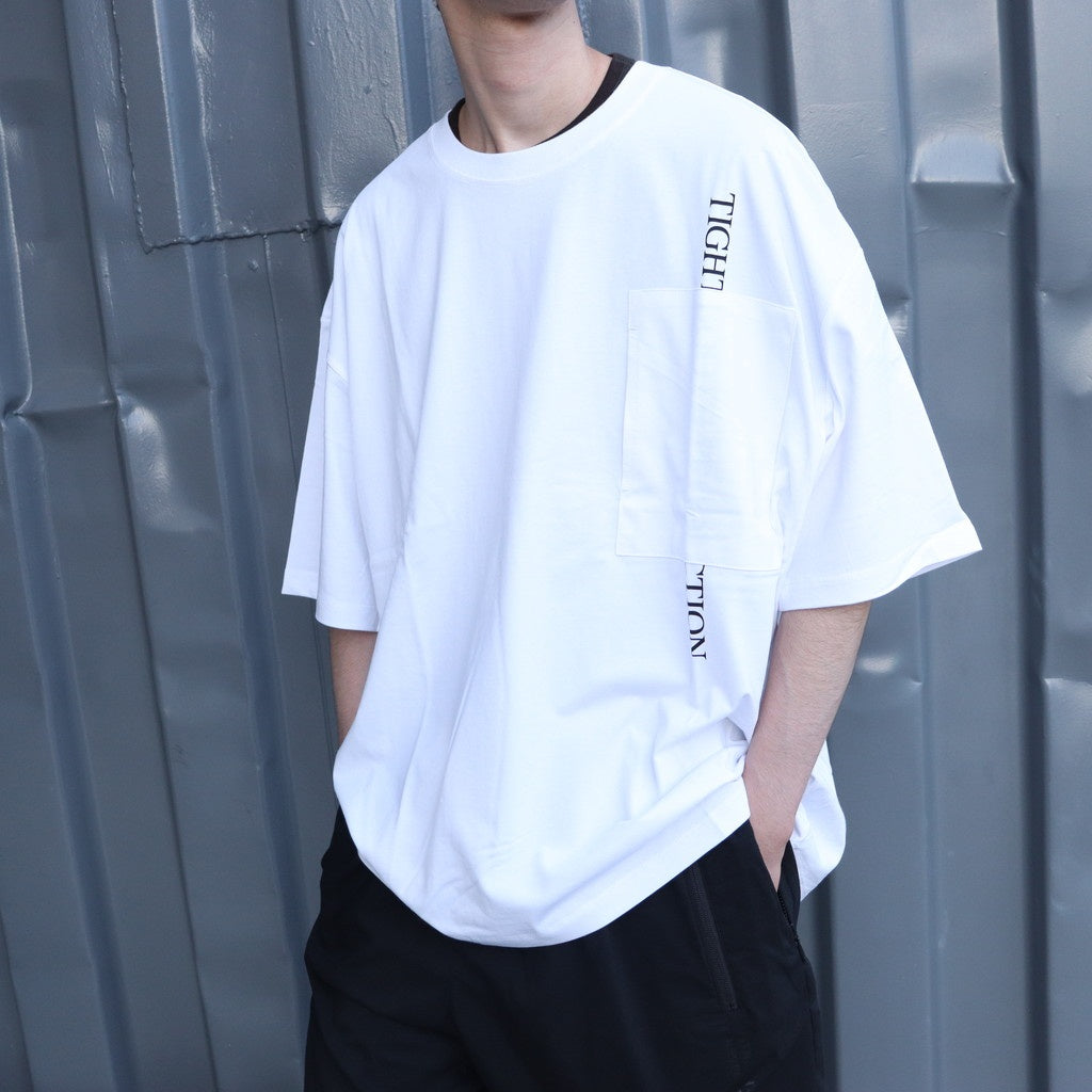 STRAIGHT UP S/S T-SHIRT - Quick Drying - #White [SU25-T05