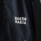 LEATHER VARSITY JACKET -B- -TYPE 2- #BLACK [24SS-WMO-BL10]