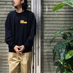 PULP FICTION | CREW NECK SWEAT SHIRT ( TYPE-5 ) #BLACK [PF-WM-SS11]