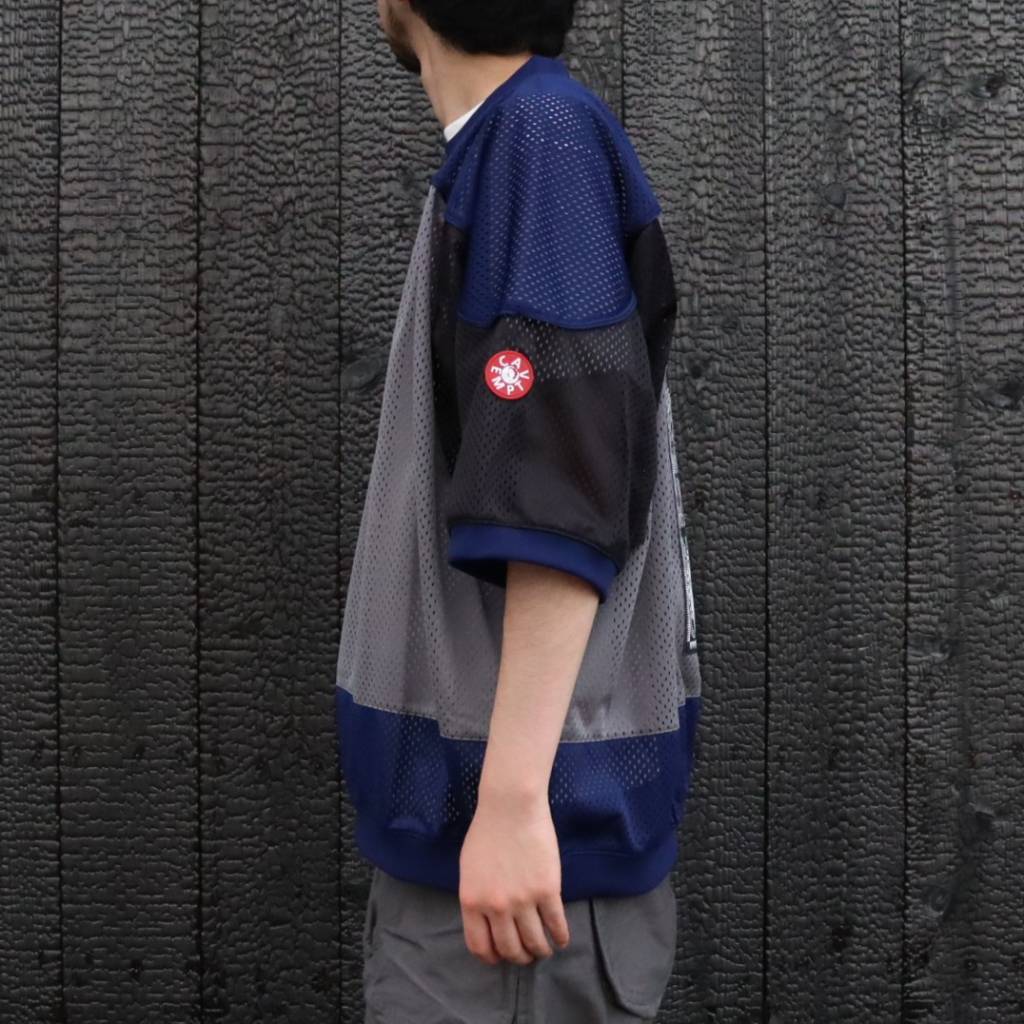 MD Temporal Distortion MESH SS TOP #NAVY [CES30CS23]