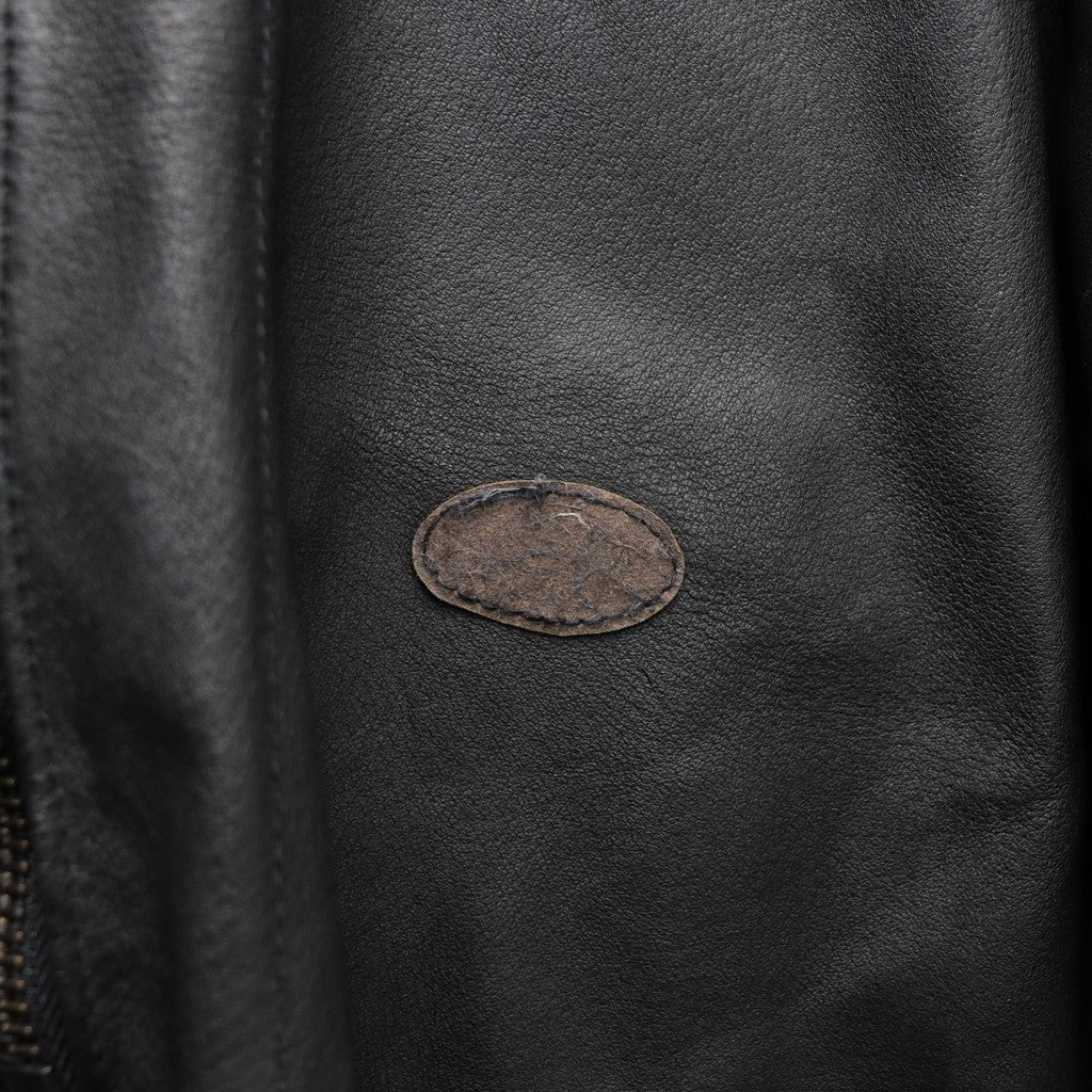 Rustic Edged Easy Rider's (VEGETABLE TANNING PIG LEATHER) #BLACK [M-P1-LW3]