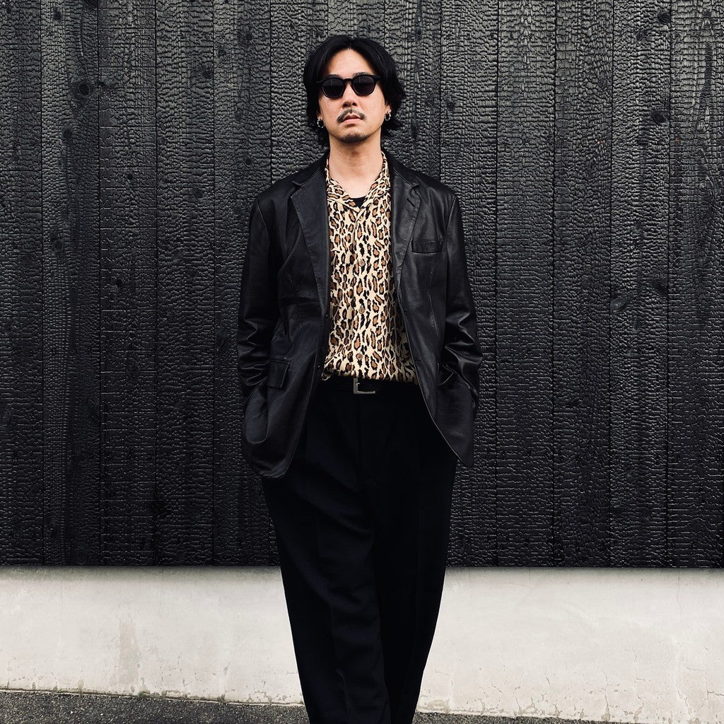 LEATHER JACKET ( TYPE-2 ) #BLACK [26FW-WMO-JK02]