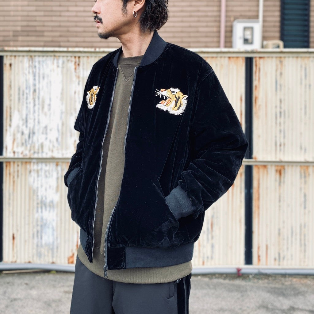REVERSIBLE 「SKAJAN」 DOWN JACKET #BK×BK [TAION-JK04JS]
