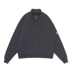 OVERDYE HALF ZIP CASUAL SWEAT #BLACK [CES30CS13]
