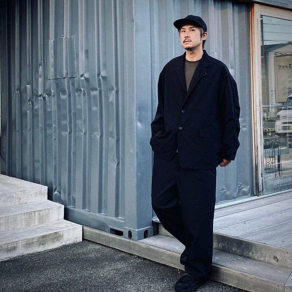 TECH LOOSE 2B JACKET RIPSTOP #BLACK [BJ-30025W] – cocorozashi