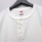 HEALTHKNIT | HENRY NECK T-SHIRT #WHITE [26SS-WMT-HK01]