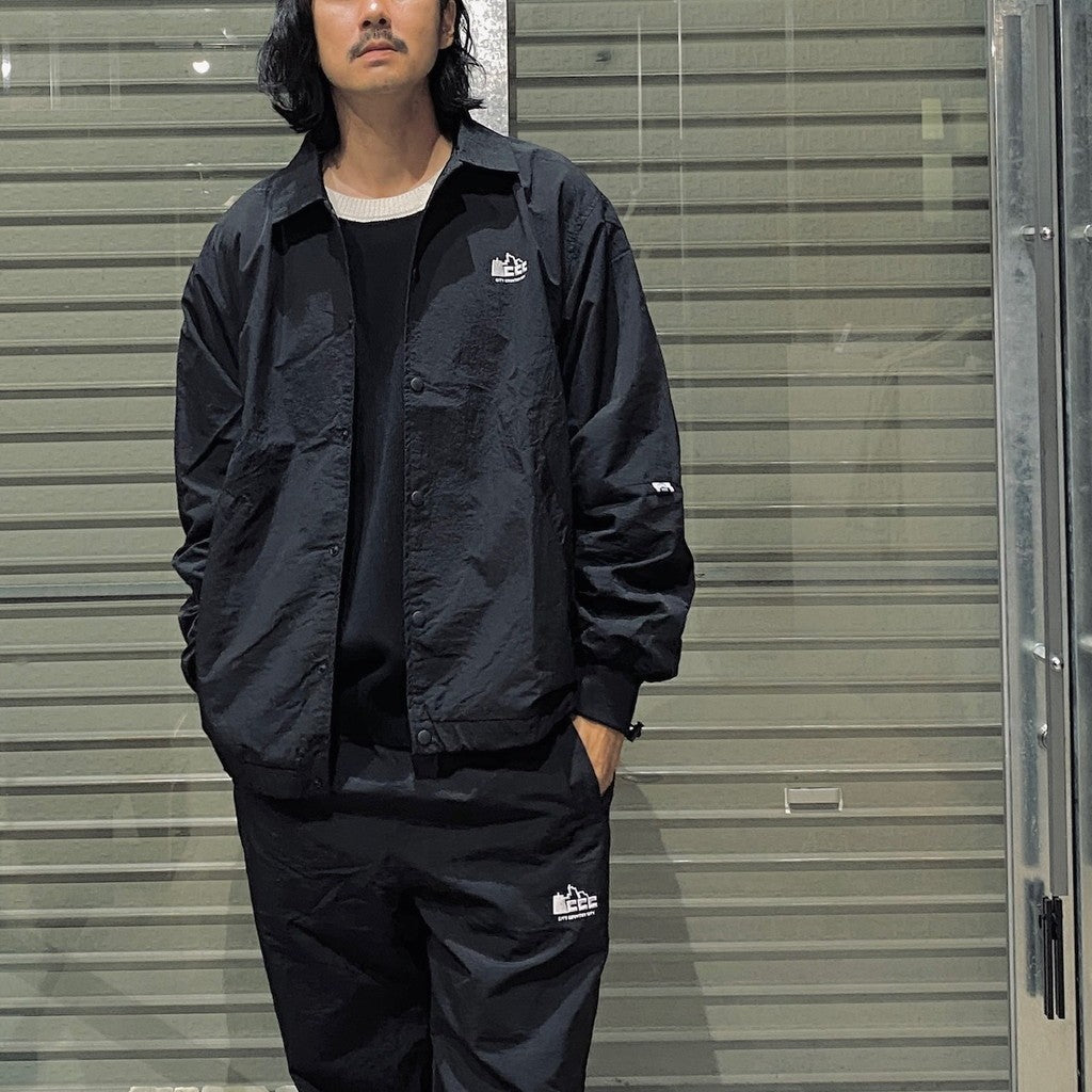 NYLON COACH JACKET #BLACK [CCC-243J001] - cocorozashi 三重県四日市