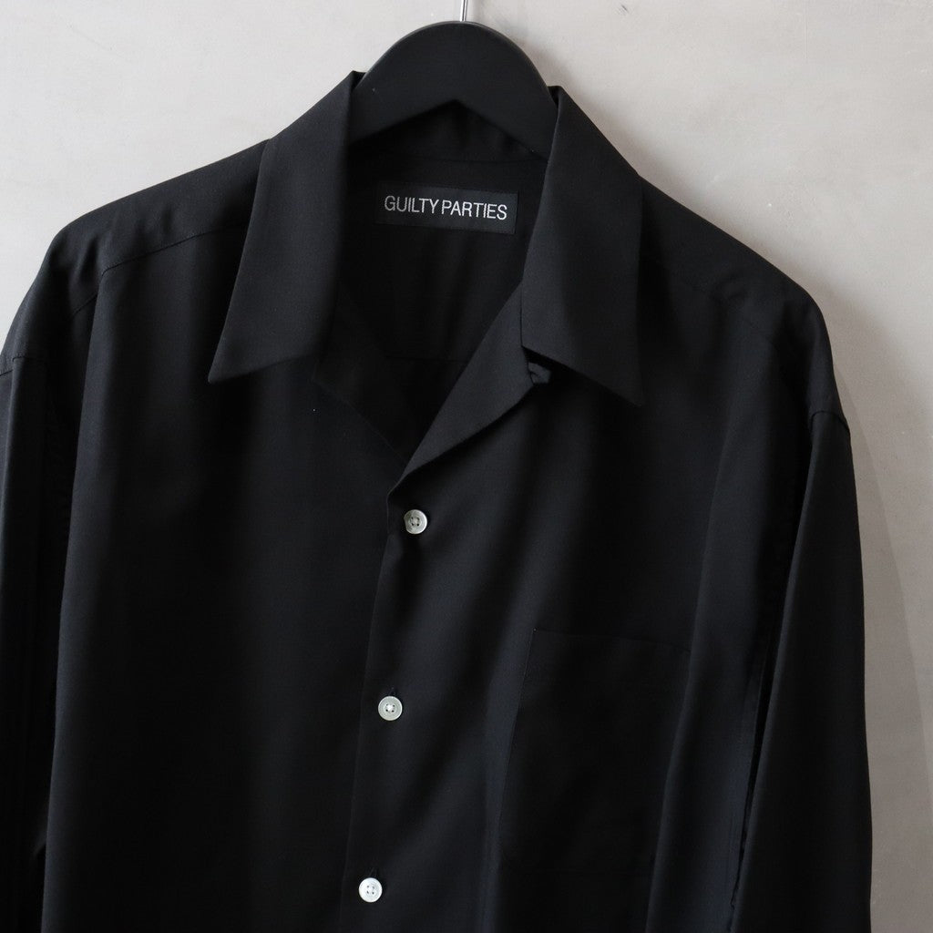 50'S SHIRT L/S (TYPE-1) #BLACK [24FW-WMS-OC10]