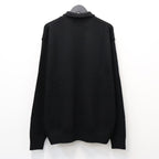 KNIT POLO SHIRT #BLACK [26FW-WMK-KN14]