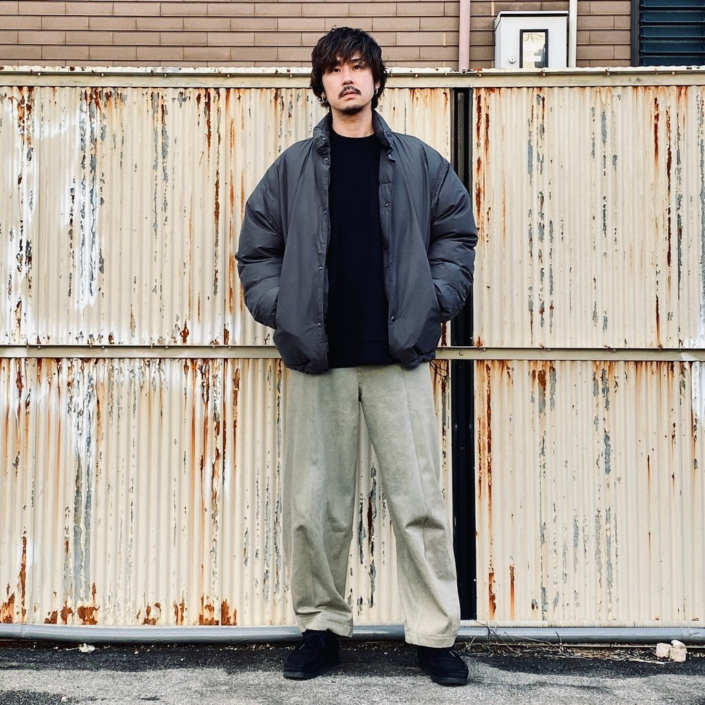 OVERDYE CURVE PANTS #L-INDIGO [AY-1019]