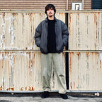 OVERDYE CURVE PANTS #L-INDIGO [AY-1019]