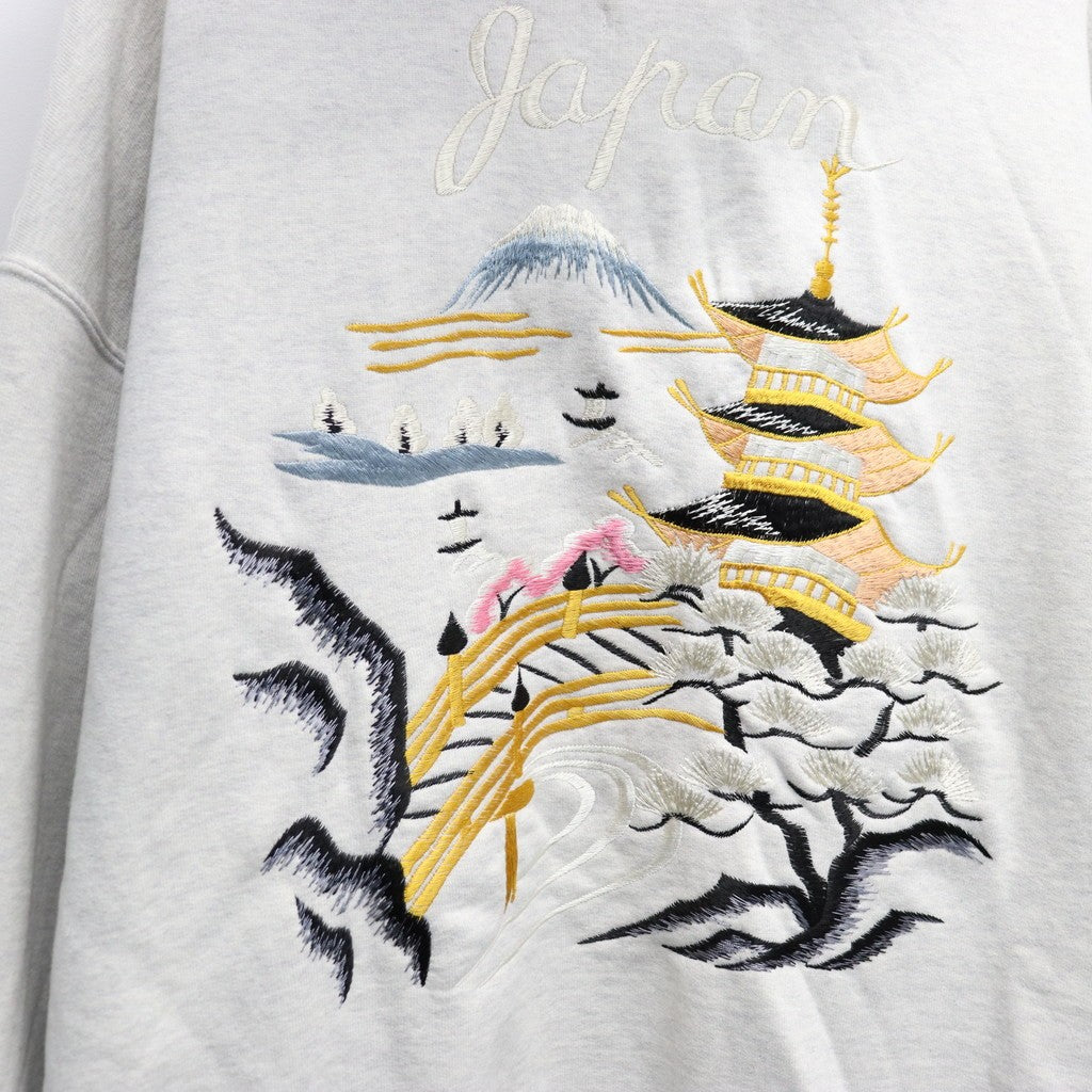 【しべちゃ】 セール】 アシメクロップドパンツ（オフホワイト/グレー