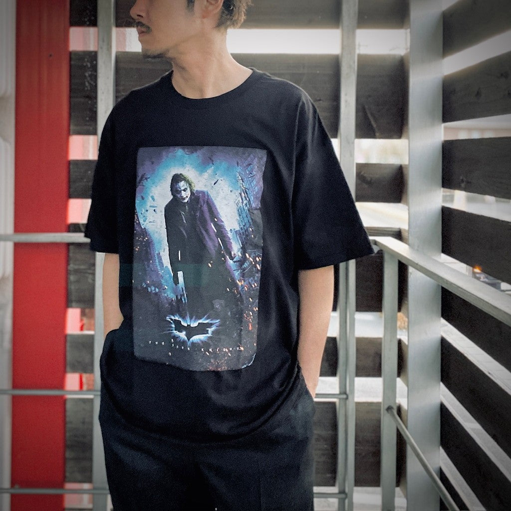 THE DARK KNIGHT TRILOGY | CREW NECK T-SHIRT ( TYPE-3 ) #BLACK [TDKT-WM-TEE03]