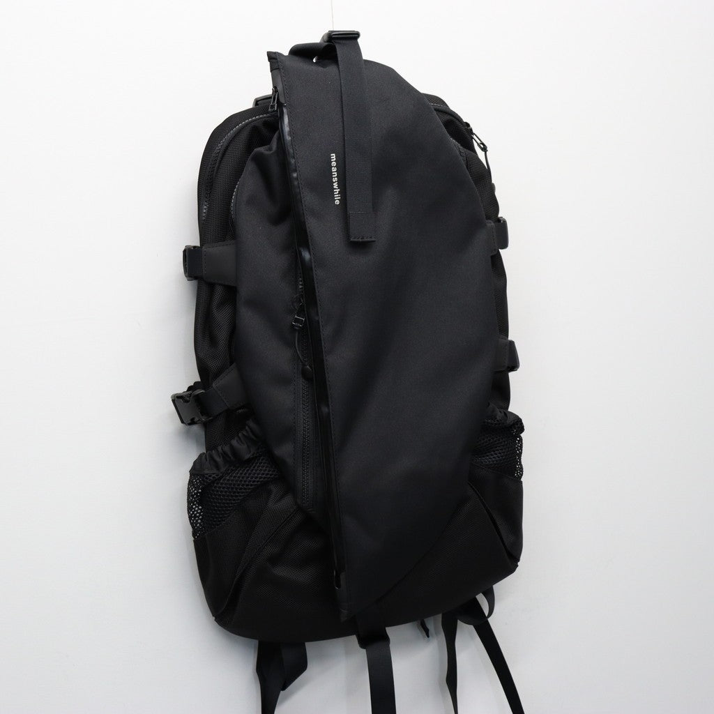 同時 | “GW-1U” CORDURA 尼龍“OUTSIDE”背包 #黑色 [GOOPI-25AW-SEP-03]