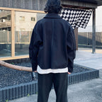 SMOOTH ZIP UP #BLACK [CES29CS16]