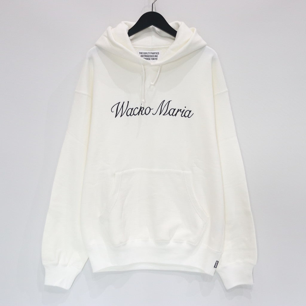 MIDDLE WEIGHT PULLOVER HOODED SWEAT SHIRT ( TYPE-1 ) #WHITE [25SS-WMC-SS21]