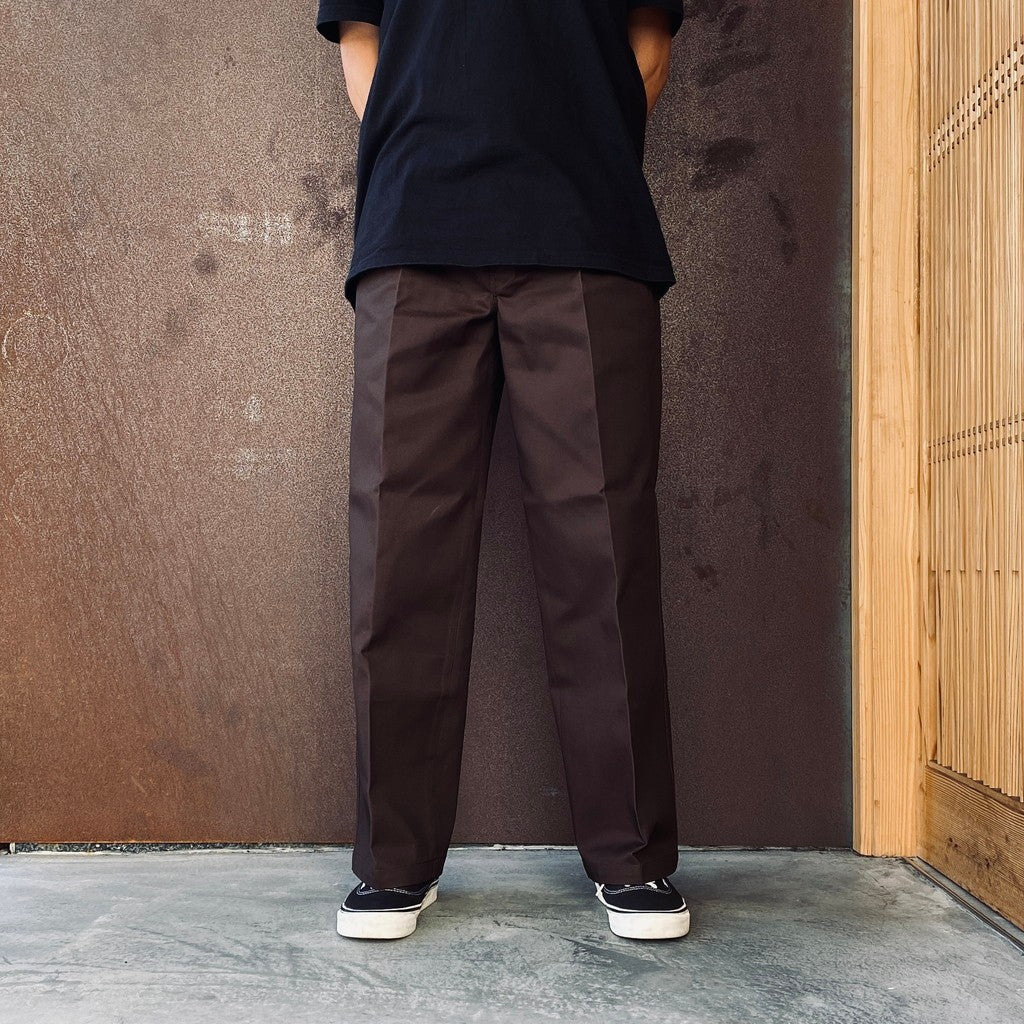 DICKIES | PLEATED TROUSERS #BROWN [26FW-WMP-DC01]