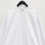 科技抽繩長袖T卹 #白色 [BE-40025]