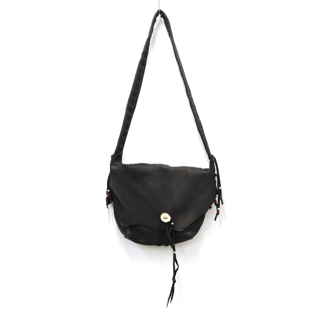 Early Morning | DEERSKIN MESSENGER BAG #BLACK [EM2325401]