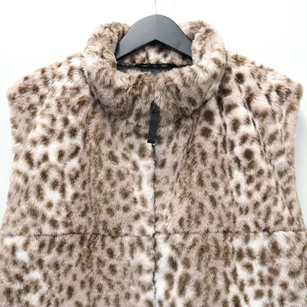 WILD THINGS | LEOPARD FUR HAPPY VEST ( TYPE-2 ) #L-PINK [26FW-WMO-WT06]