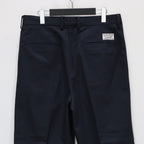 DOUBLE PLEATED CHINO TROUSERS #NAVY [25SS-WMP-PT13]