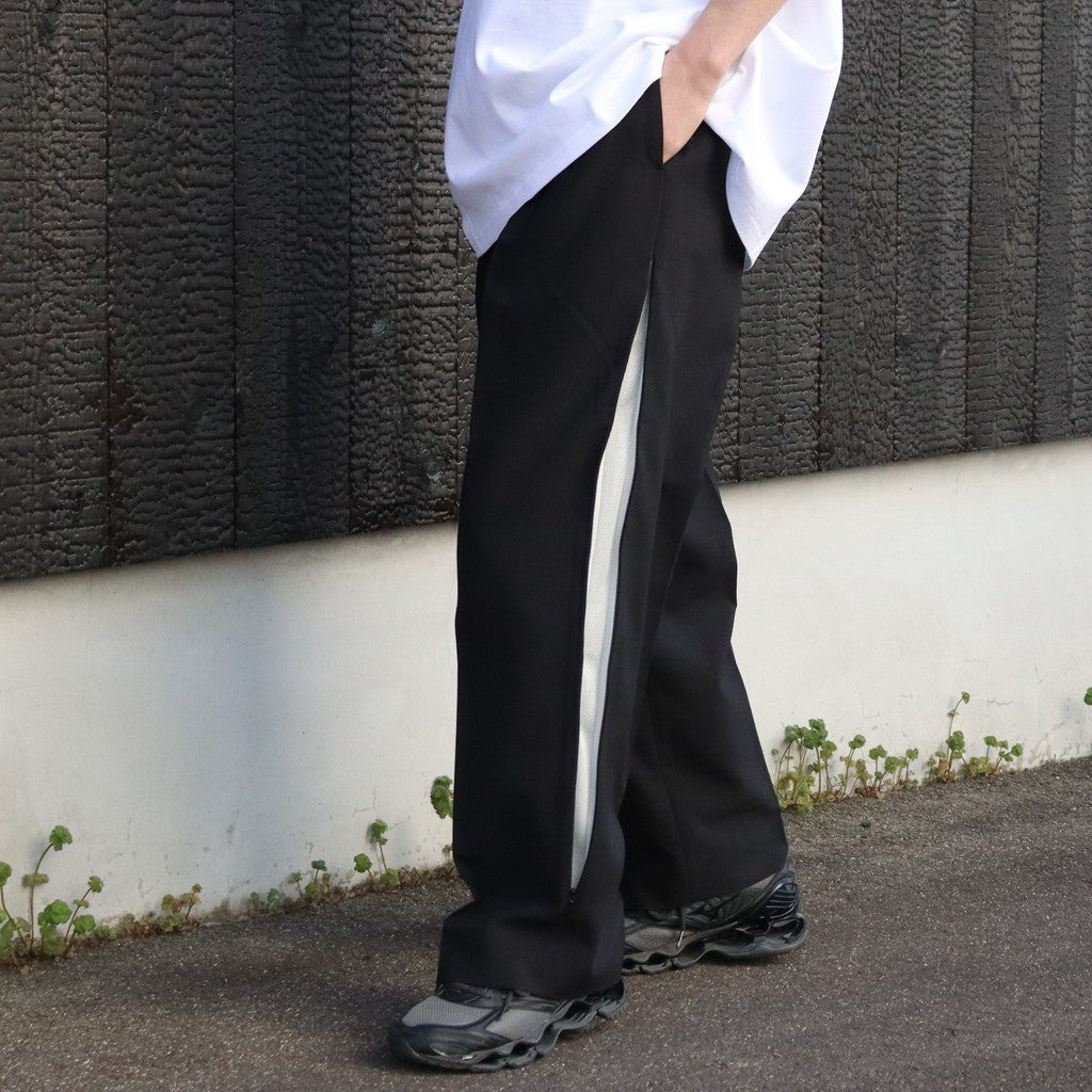 Ventilation Wide Slacks #Black [SD26S-PT05] - cocorozashi 三重県