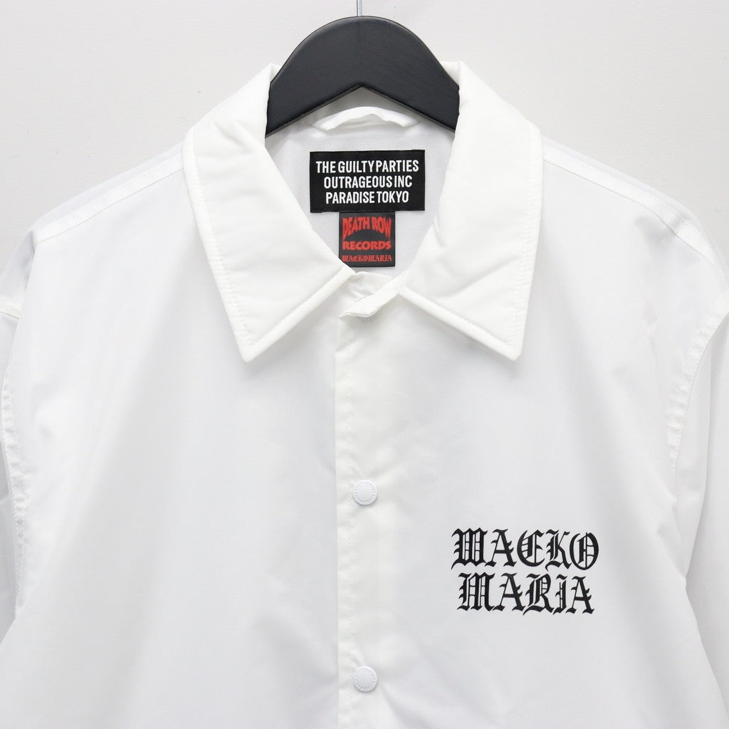 DEATH ROW RECORDS | COACH JACKET #WHITE [DEATHROW-WM-BL01