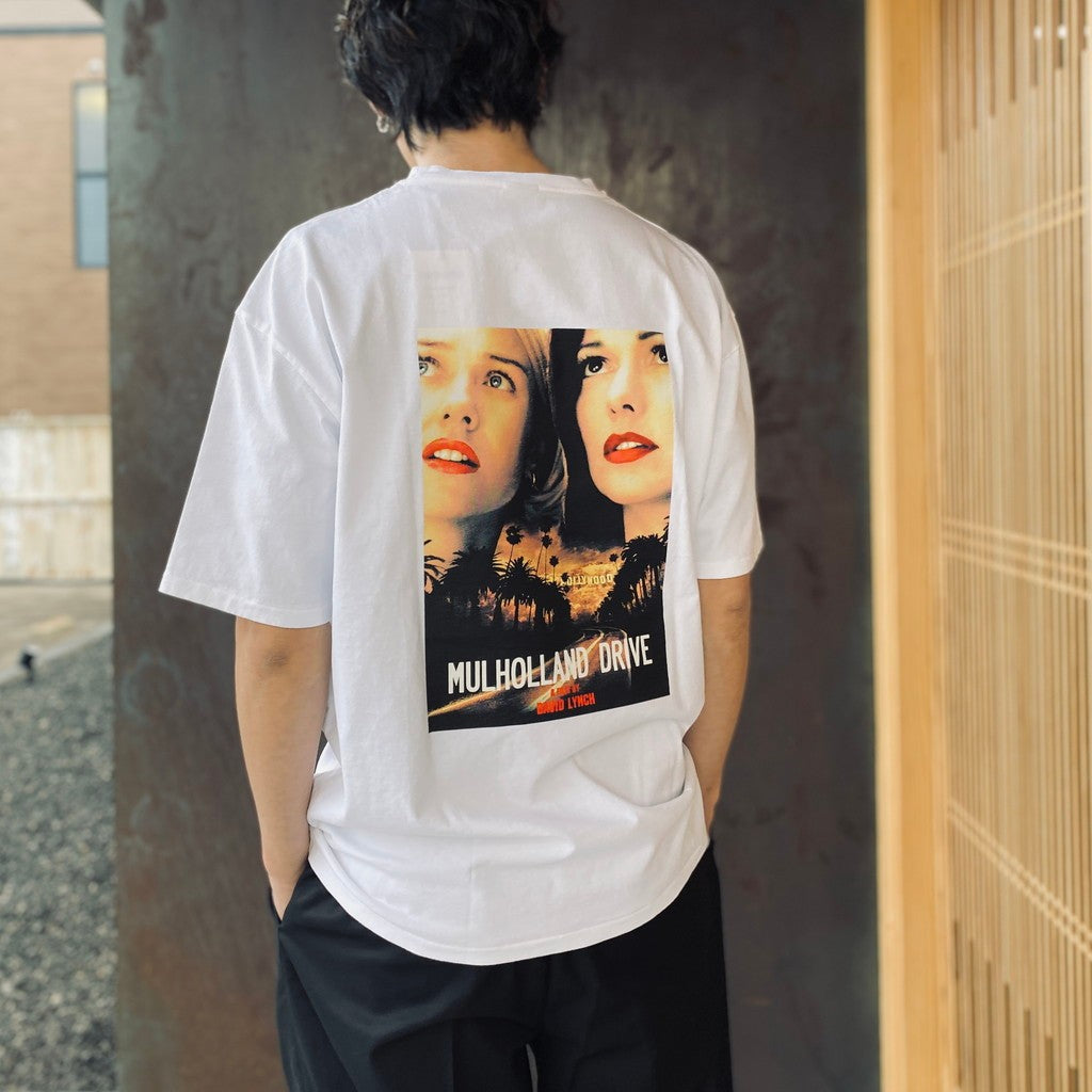 MULHOLLAND DRIVE | WASHED HEAVY WEIGHT CREW NECK T-SHIRT ( TYPE-1 ) #WHITE [MD-WM-WT01]