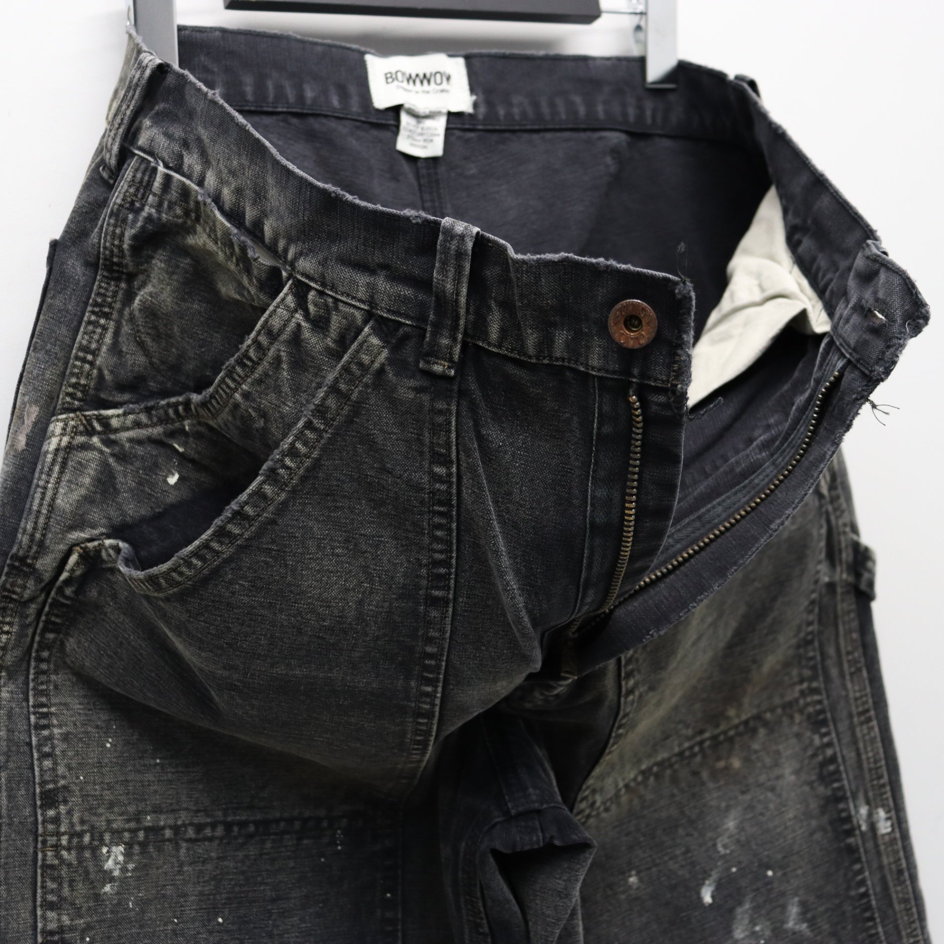 DUCK PAINTER PANTS AGED #AGED BLACK [BW252-DPP] - cocorozashi 三重