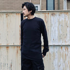 Combat Long Thermal With Damaged (CLASSIC WAFFLE KNIT) #BLACK [M-P2-TP6]