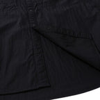 HIDDEN POCKET HALF SLEEVE SHIRTS CN #BLACK [HOD26-01-ST005]