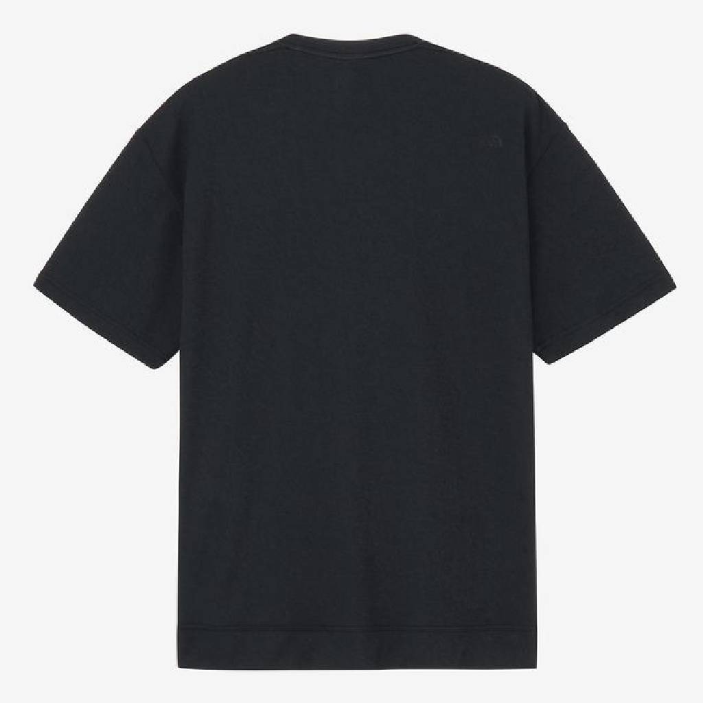 S/S Crepe Weave Tee #K / ブラック [NT32637]