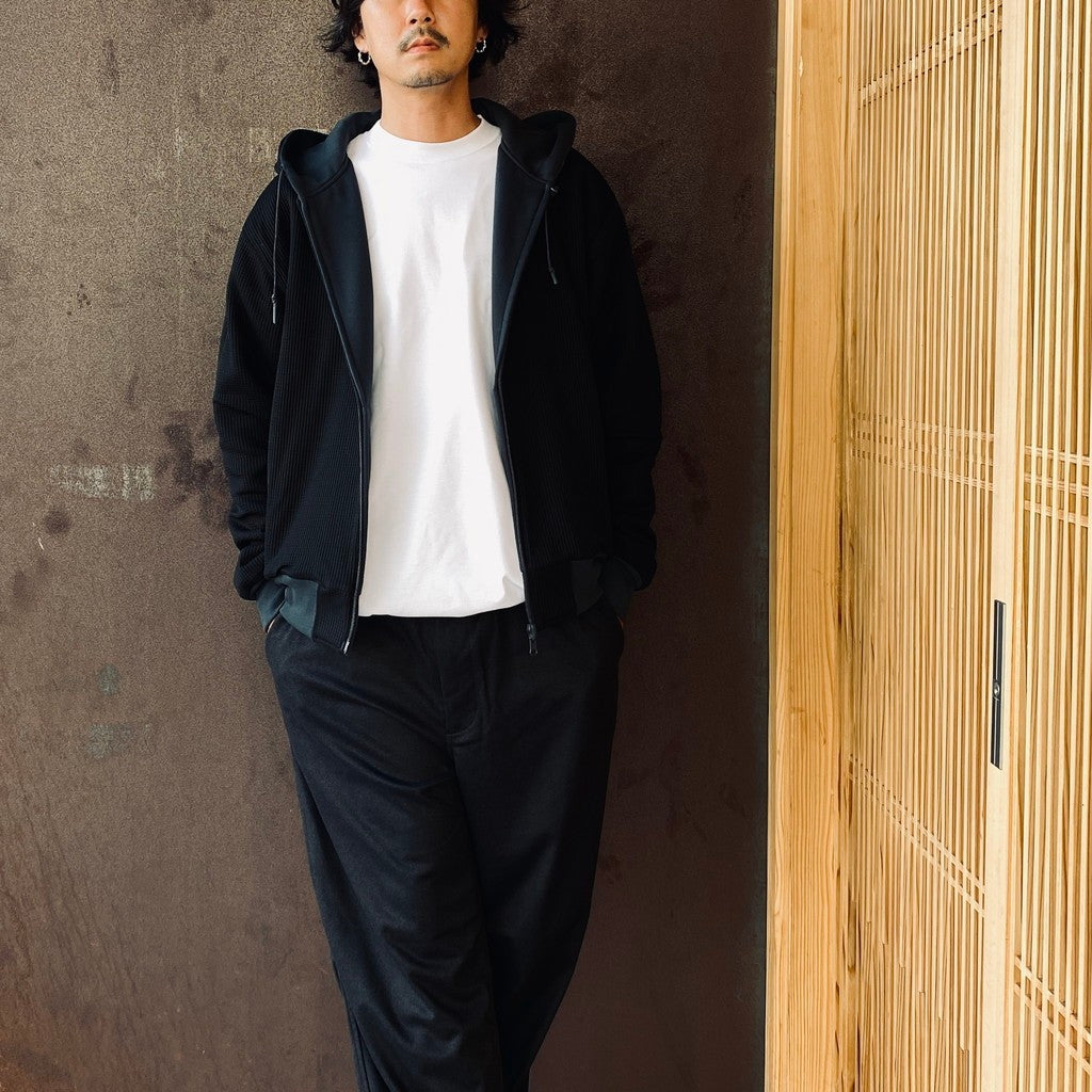 TECH SWEAT DOUBLE FACE PARKA #INK BLACK [BE-54026W]