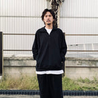 1/2 COTTON JERSEY type 2 #Carbon [25f_NEX24-S02]