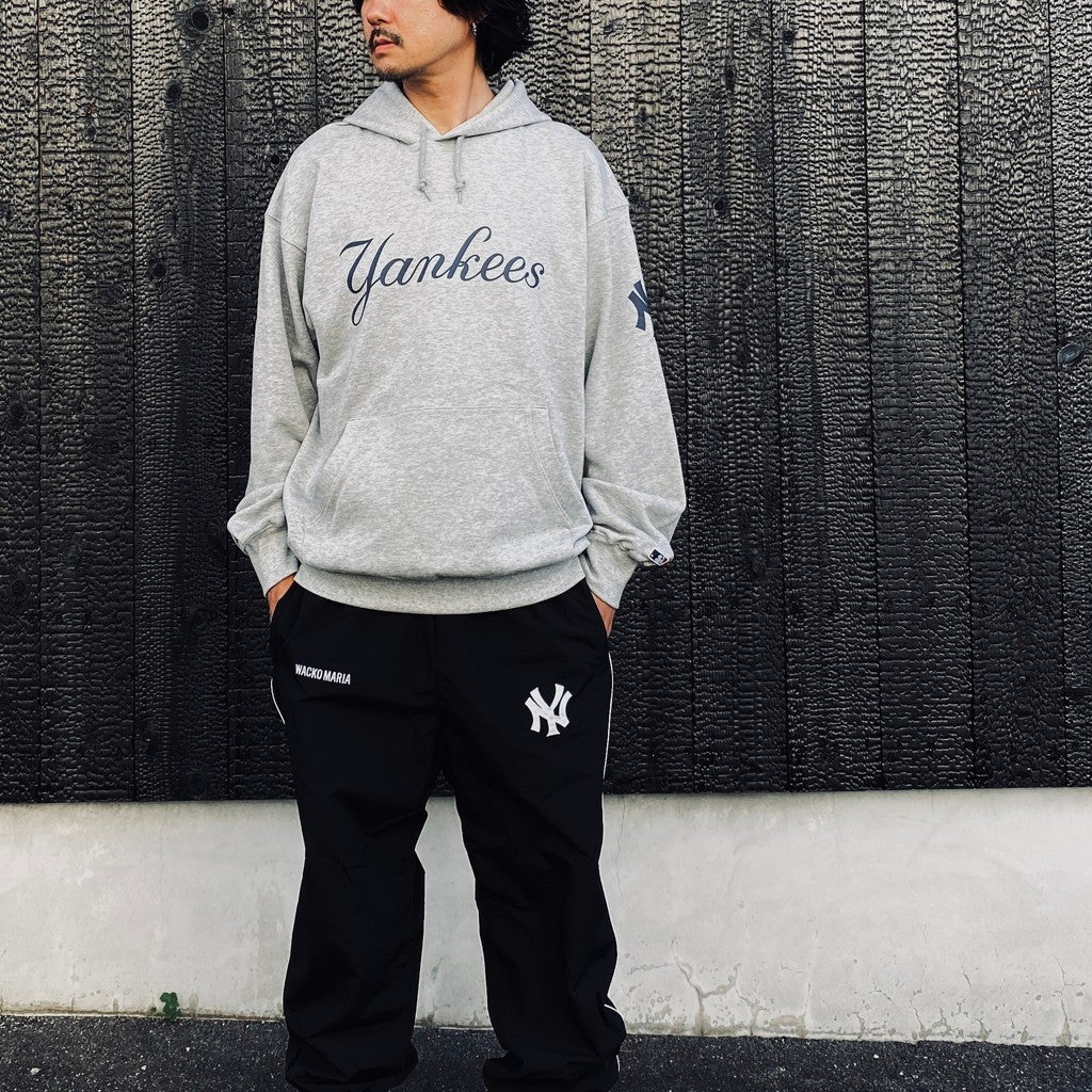 MLB | NY | HEAVY WEIGHT PULLOVER HOODED SWEAT SHIRT ( TYPE-1 ) #GRAY [MLB-WM-SS01]