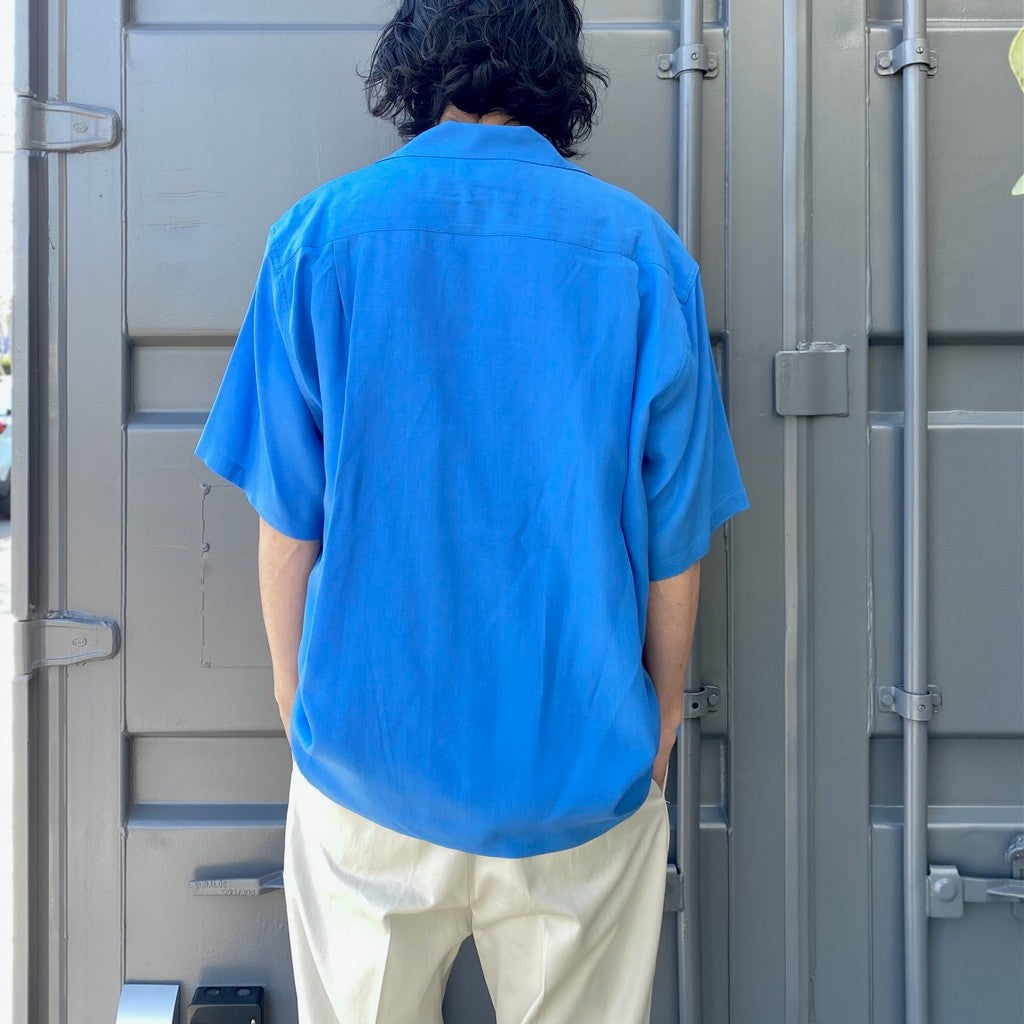 SWITCHING SHIRT S/S -TYPE 2- #BLUE [24SS-WMS-OC14]