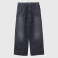 Vintage Washed Double Knee Pants #Black [SD26S-PT04]