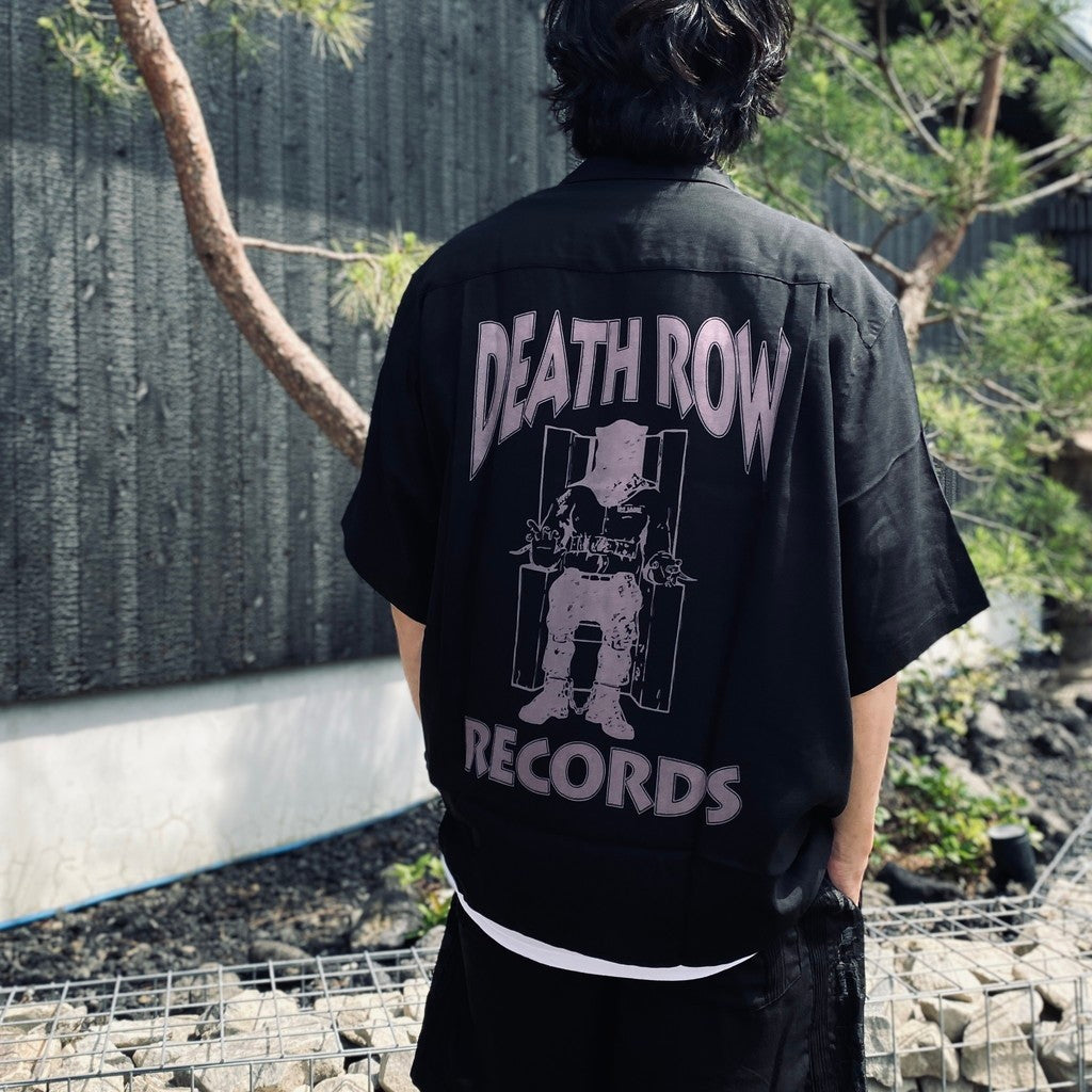 DEATH ROW RECORDS | 50'S SHIRT S/S #BLACK-PURPLE [DEATHROW-WM-OC01]