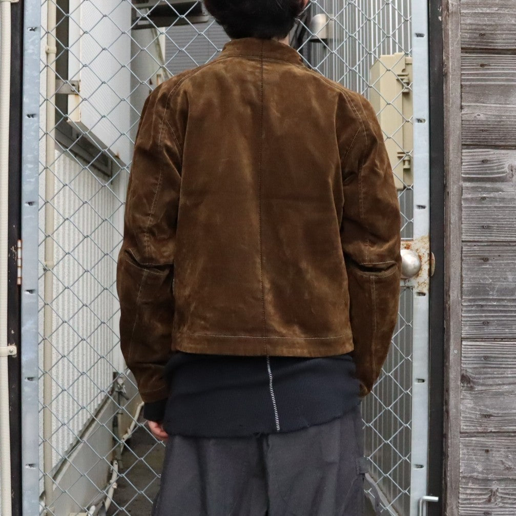 Racing Jacket (VELVET DENIM) #MOSS [M-P4-LO2]