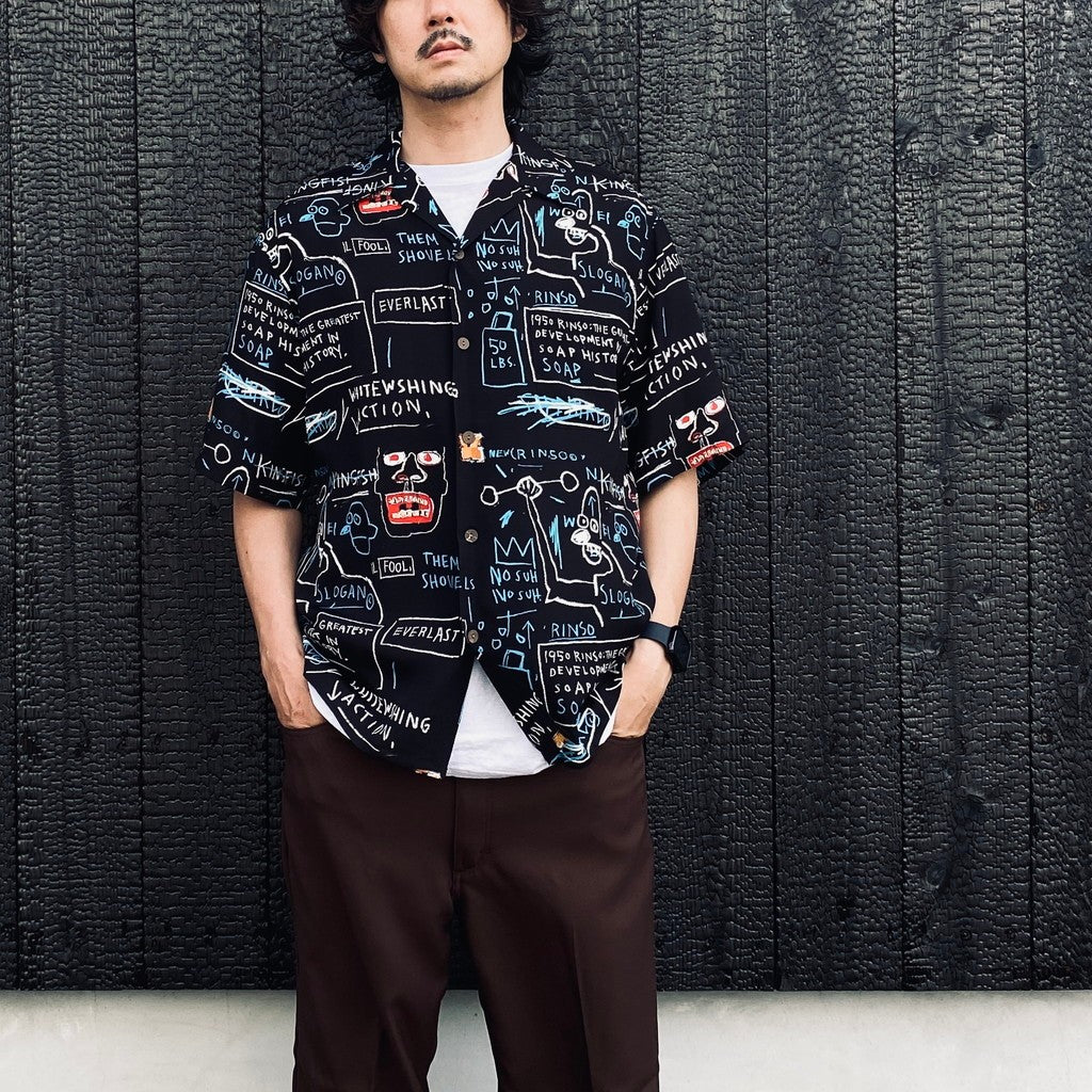 JEAN-MICHEL BASQUIAT | S/S HAWAIIAN SHIRT ( TYPE-1 ) #ONE