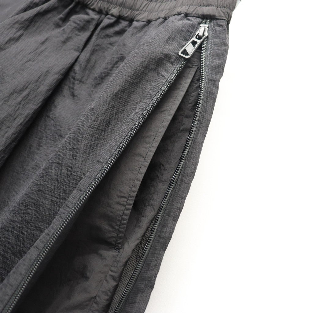 MESH LAYERED WIDE SHORT PANTS #BLACK [FST15261U0001] - cocorozashi