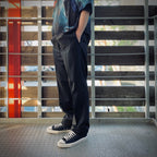 褶襉長褲（2 型）#黑色 [WMGP-WMP-TR05]