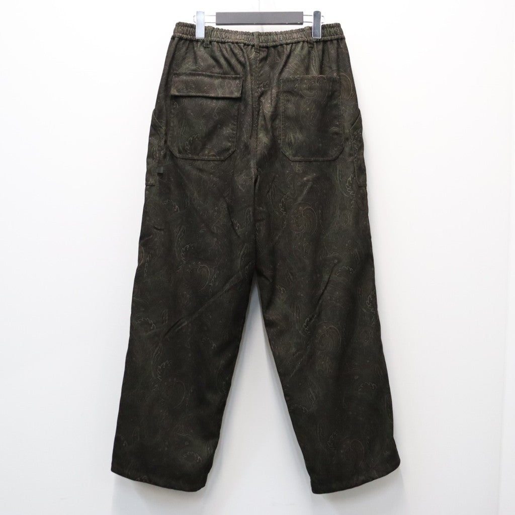 TECH MECHANICS PANTS CORDUROY PAISLEY #D.BROWN [BP-44026W]