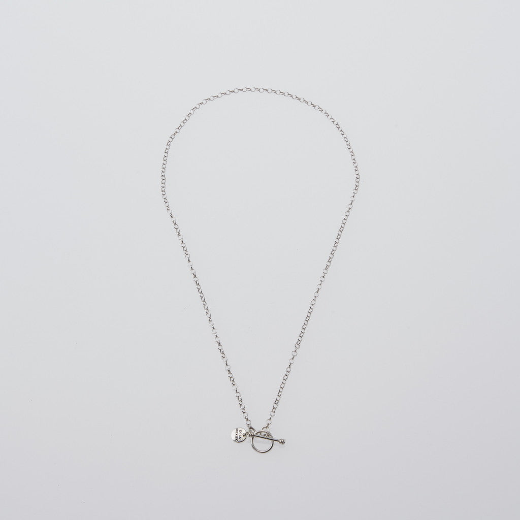 Roud Link Necklace 60cm #SILVER [XON006]