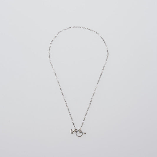 Roud Link Necklace 60cm #SILVER [XON006]